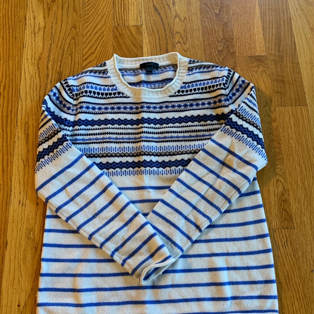 JCrew fair isle sweater
